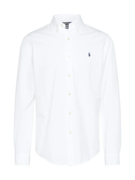 Srajca Polo Ralph Lauren z dolgimi rokavi bela