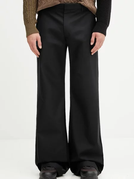 Maison Margiela spodnie proste czarny