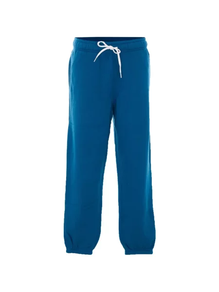 Pantaloni Polo Ralph Lauren cu broderie alergare cu cordon albastru