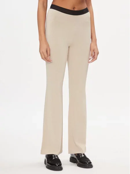 Liu Jo Sport Hlače Bootcut Fit bež