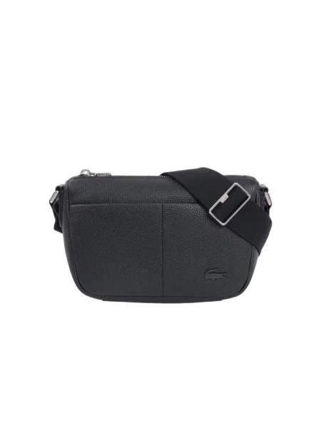 Geanta crossbody Lacoste negru