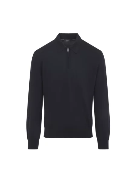 Koszulka polo Brioni niebieska