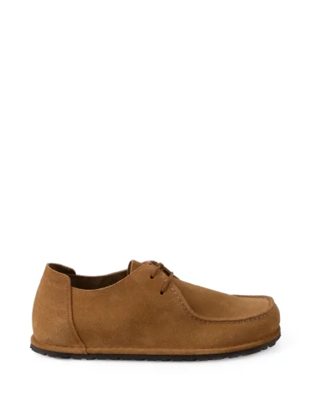Pantofi derby Birkenstock din dantelă maro