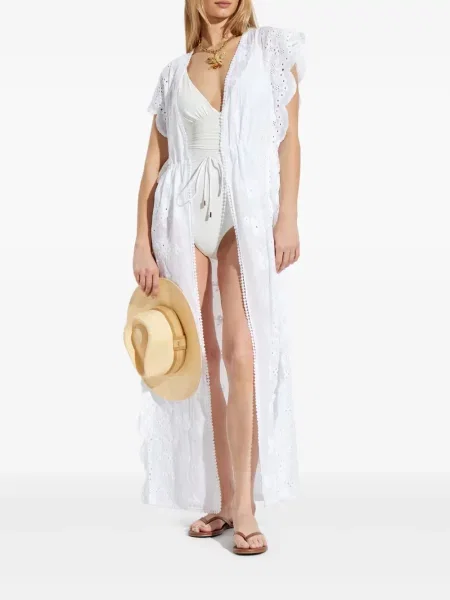 Rochie Melissa Odabash de costum alb