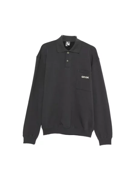 Koszulka polo Gr10k szara