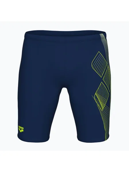 Плавки arena Sea Water Swim Jammer navy/artic lime темно-сині
