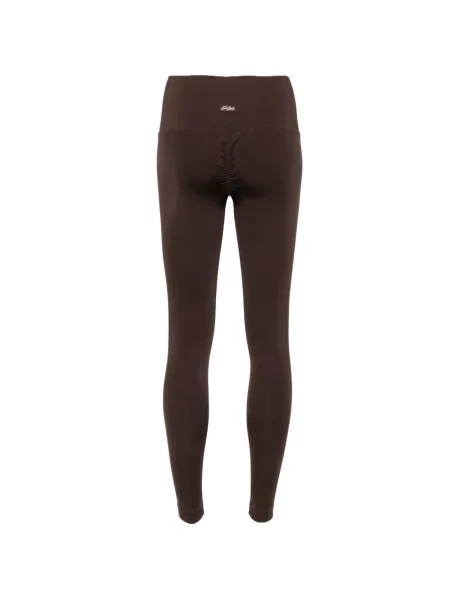Leggings Mc2 Saint Barth cu volane maro