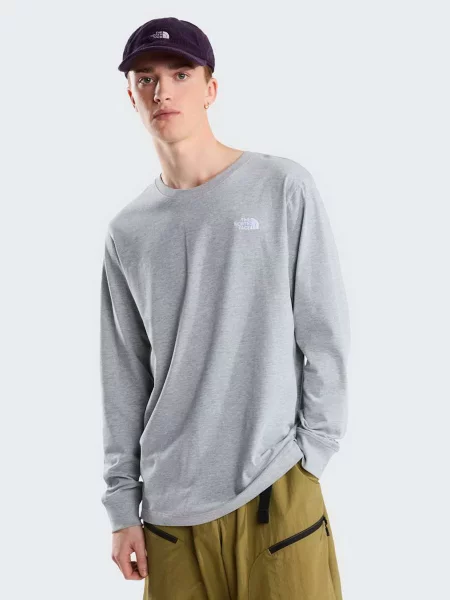 Лонгслів The North Face M EVOLUTION SIMPLE DOME REGULA сірий