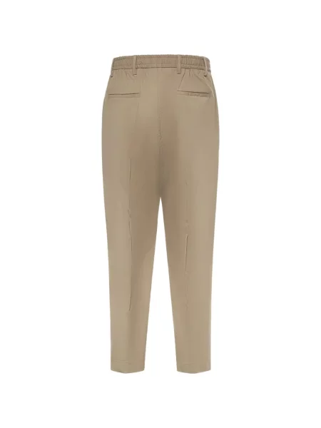 Pantaloni Giuliano Galiano de lână maro