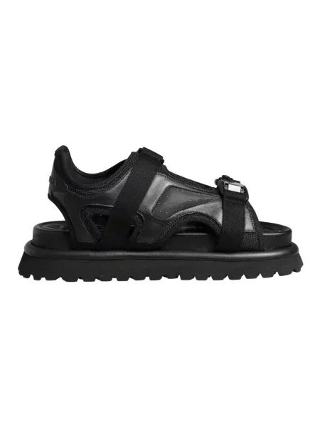 Sandały Dolce And Gabbana skórzane czarne