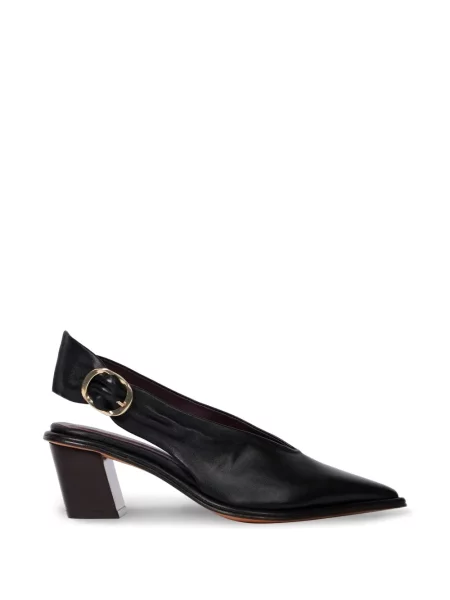 Pantofi cu toc Paul Smith slingback negru