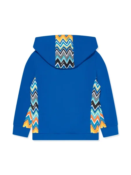 Bluza z kapturem dziecięca Missoni niebieska