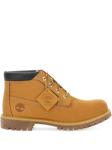 Botine Timberland cu șireturi din piele de căprioară maro