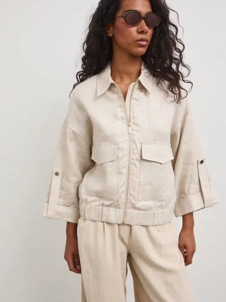 Medicine bomberka lniana beżowa