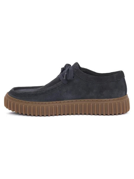 Čipkované tenisky Clarks modrá