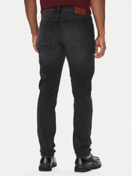 Calvin Klein Jeans Džínsy Slim Taper Fit čierna