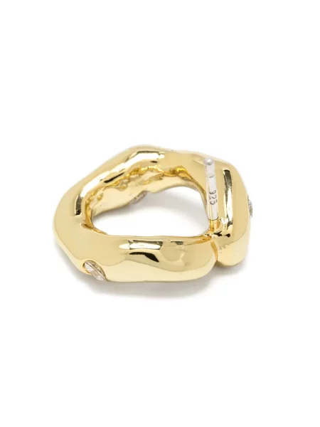 Auskarai Vann Jewelry su kristalais auksinė