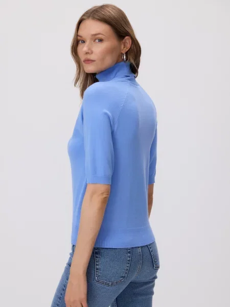 Reserved Светр-водолазка світло-блакитний блакитна