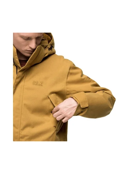 Geacă Jack Wolfskin portocaliu