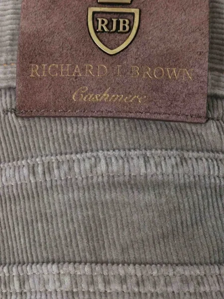 Blugi Richard J. Brown de catifea cord gri