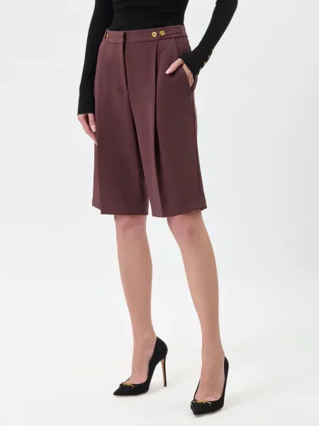 Шорты Elisabetta Franchi бордовые