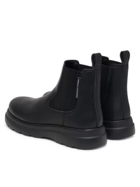Armani Exchange chelsea čižmy čierna