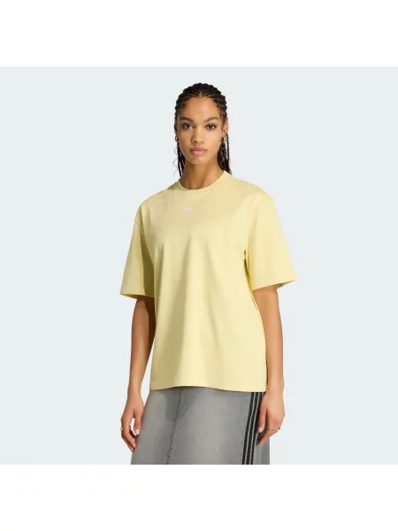 TREFOIL ESSENTIALS BOYFRIEND T-Shirt żółta