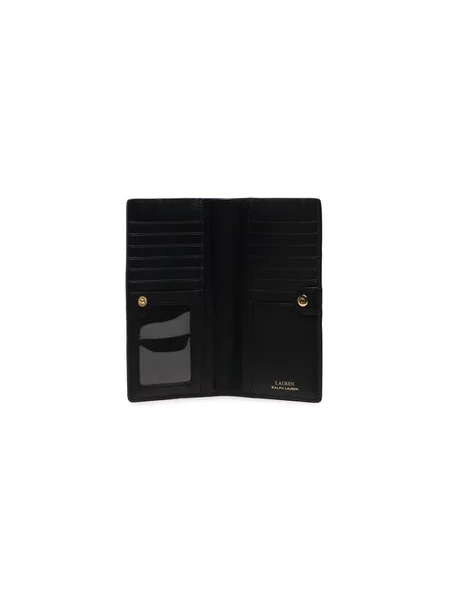 Lauren Ralph Lauren Veliki ženski novčanik Slim Wallet Wlt Med crna