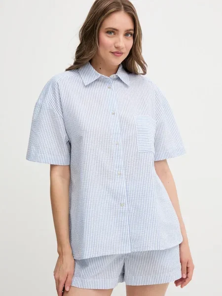 Košile Tommy Hilfiger regular s klasickým límcem modrá