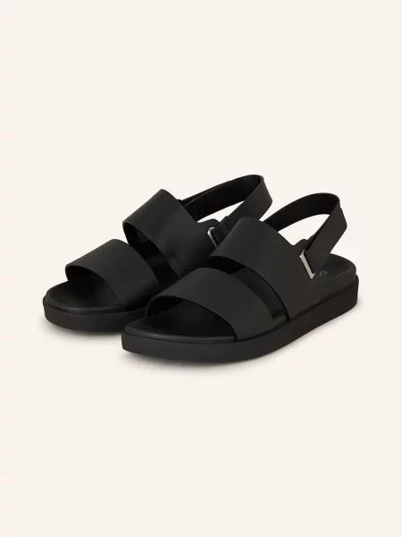 Sandały Calvin Klein skórzane czarne