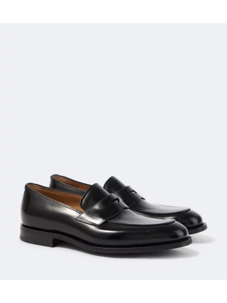Pantofi loafer Church's din piele negru