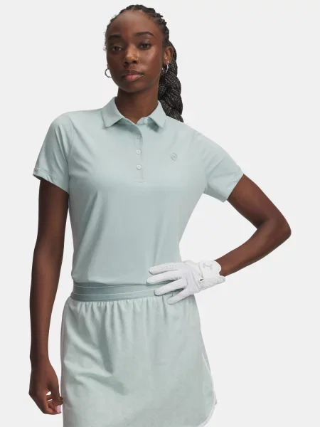 Polo Under Armour alb