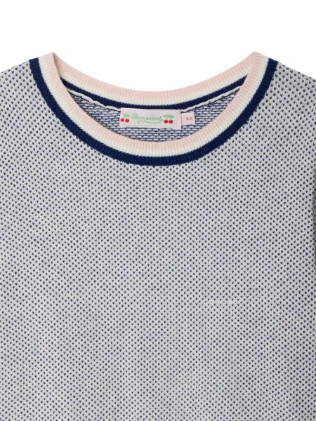 Sweter dziecięcy Bonpoint biały