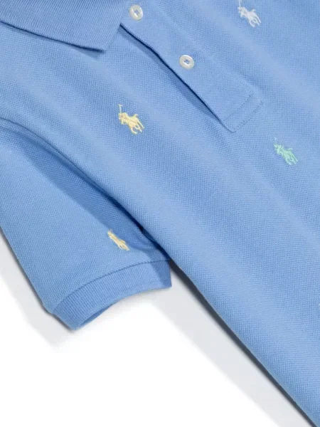 Koszulka polo dziecięca Polo Ralph Lauren niebieska