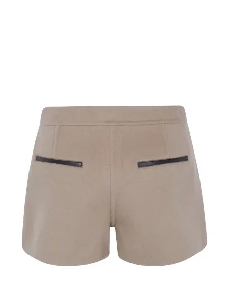 Pantaloni scurți Mc2 Saint Barth din piele