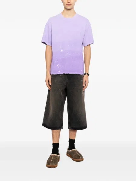 Tricou Pale Cloud cu imagine violet
