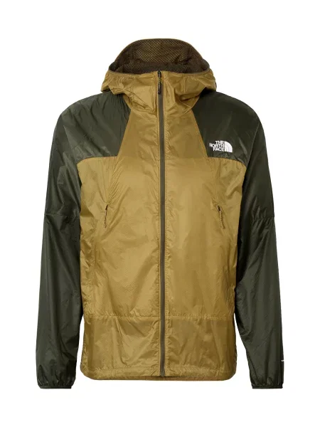 THE NORTH FACE Outdoorová bunda RIDGELITE olivová / tmavozelená biela