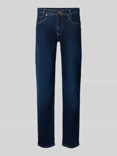 Jeansy o kroju slim fit w stylizowana na denim w odcieniu dark-wash model Arne' Mac niebieskie