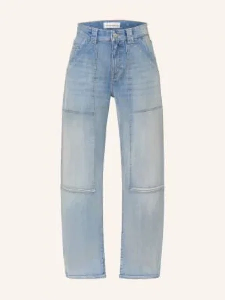 Opus Pants Dżinsy Z Szerokimi Nogawkami Mari Sharp blau niebieskie