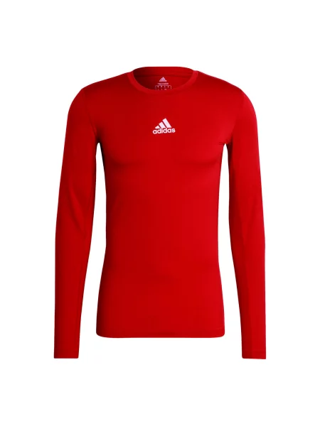 Koszulka adidas Compression Long Sleeve Tee czerwona