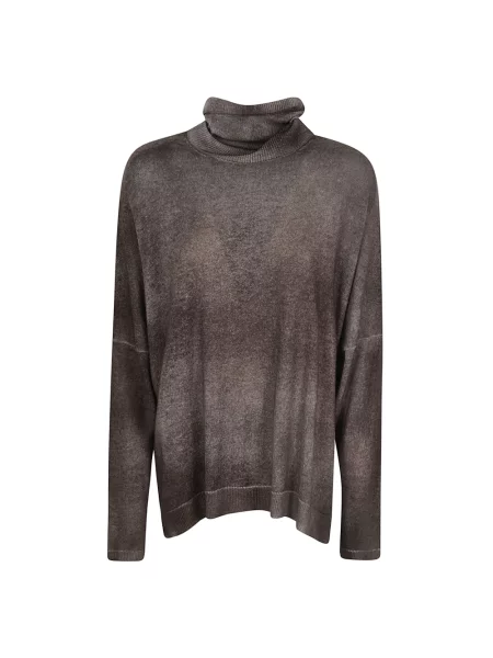 Sweter Avant Toi z kaszmiru brązowy