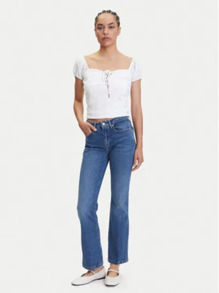 Džíny bootcut Tommy Hilfiger modré