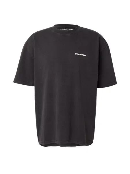 Pegador Tricou SPELLO gri închis / negru alb