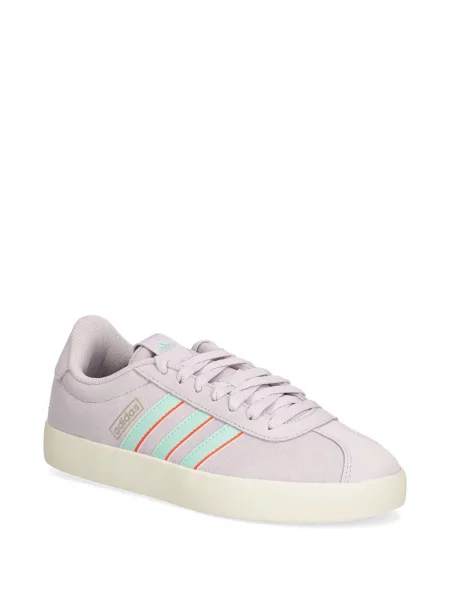 Lung papuci Adidas cu mâneci lungi cu dungi albastru