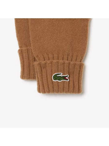 Перчатки Lacoste коричневые