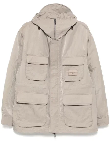 Geacă Emporio Armani maro