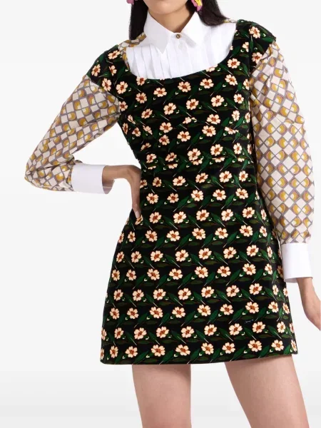 Rochie mini La Doublej de costum negru