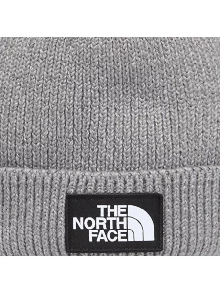 Sapka The North Face Tnf Logo Box Cuffed Beanie Grey Heather OS szürke