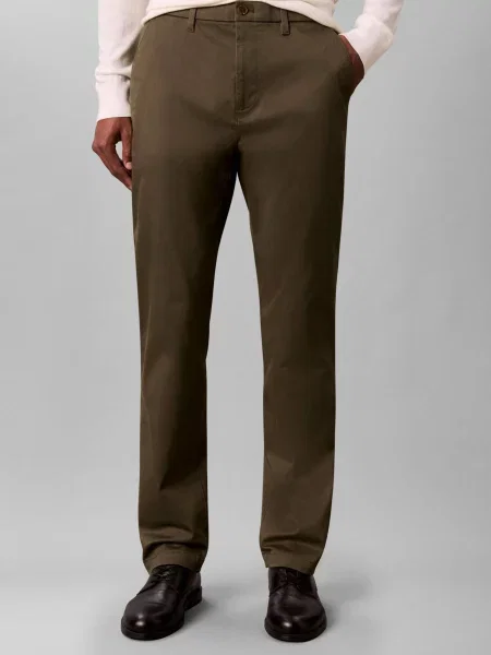Calvin Klein Pantaloni chino verde