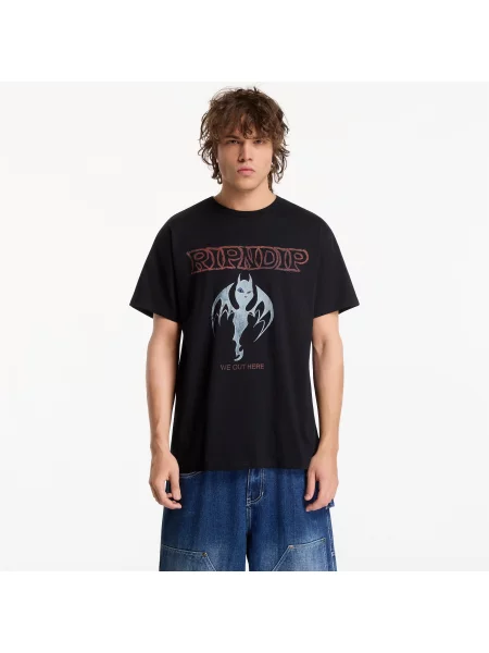 Tričko RIPNDIP Phantom Tee Black L černé